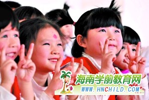 白云区童话世界幼儿园的小朋友们。资料图片记者黎旭阳 摄